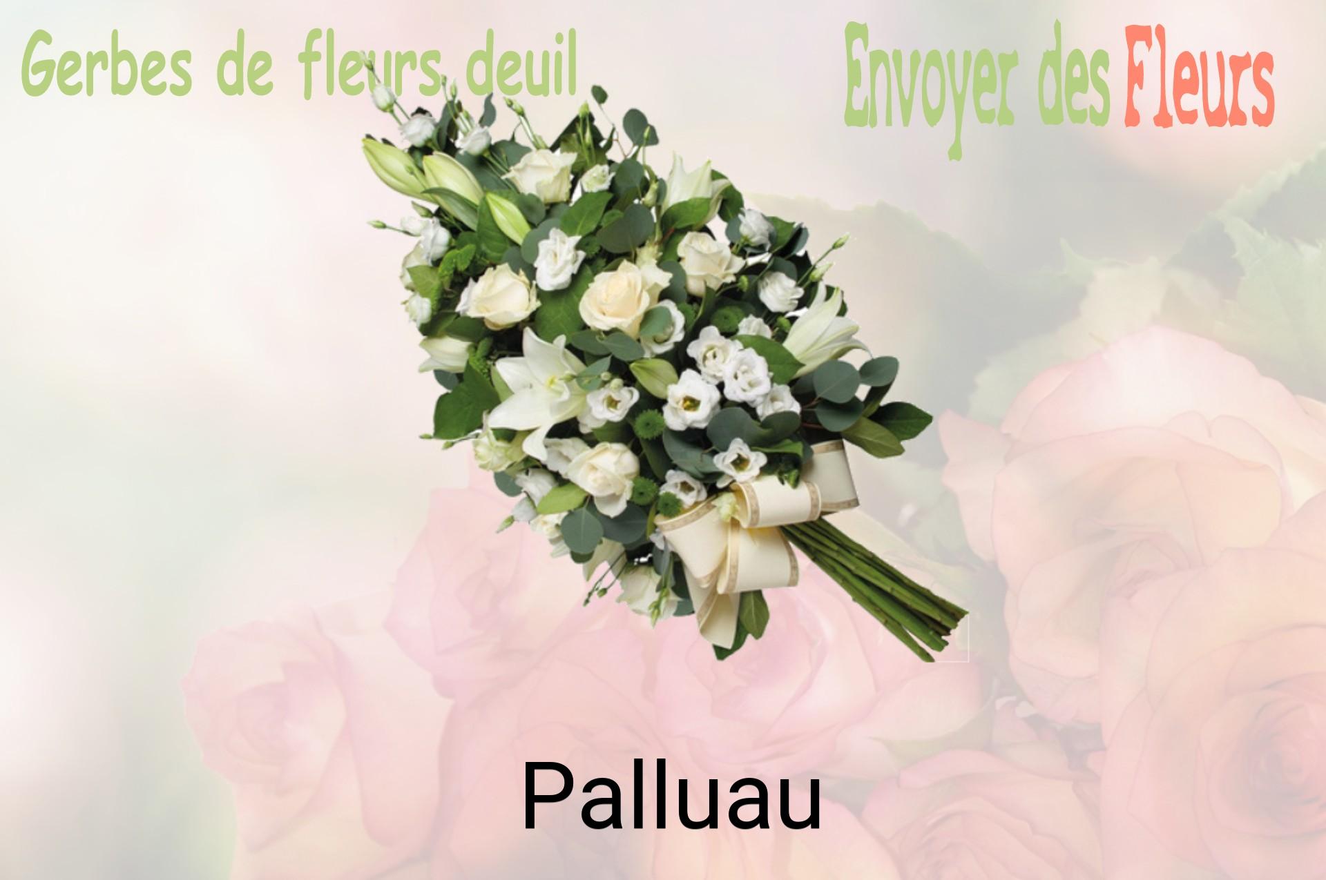 Gerbe de fleurs de deuil livrée à Palluau